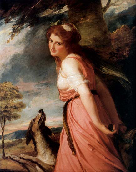 Lady Hamilton as a Bacchante.